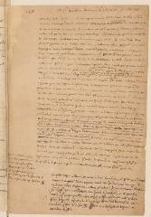 2 vues Tronchin, Théodore. Minute d'une lettre, non signée, à Frédéric Spanheim.- 1er octobre 1646
