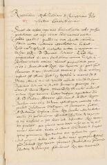 2 vues  - Tronchin, Théodore. Minute d\'une lettre, sans adresse.- Genève, 15 août 1654 (ouvre la visionneuse)