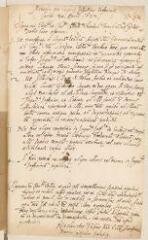 2 vues  - Requête signée \'Nicolaus Antonius Vulpius m[i]n[iste]r eccl[esi]ae Scanfiensis\' et \'Joannes Pitschen Salutius\' à Théodore Tronchin en faveur des Eglises de Basse-Engadine.- Coire, 30 avril 1632 (ouvre la visionneuse)