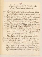 4 vues Jungclaus, Albertus. Lettre autographe signée avec cachet à Théodore Tronchin.- Lyon, 19 mai 1653