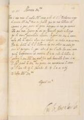4 vues  - Mesabarba, Carlo. Lettre signée à Dorothée de Lorraine, duchesse de Brunswick et Lunebourg.- Milan, 3 septembre 1587 (ouvre la visionneuse)