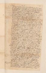 4 vues [Bèze, Théodore de]. Minute, de la main de Catherine Plan, d'une lettre de Théodore de Bèze à Henri IV, non signée, avec corrections autographes de Théodore de Bèze.- Genève, 3 décembre 1592