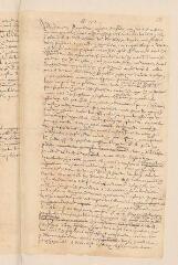 2 vues [Bèze, Théodore de]. Minute, de la main de Catherine Plan, d'une lettre à Catherine de Bourbon, non signée.- Genève, [31 octobre / 10 novembre 1599]