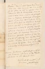 2 vues Duplessis-Mornay, Philippe de. Lettre autographe signée à Théodore de Bèze.- Saumur, 8/18 décembre 1602