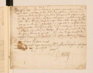 2 vues Henri [III de Bourbon, roi de Navarre, futur Henri IV]. Lettre avec signature autographe à Théodore de Bèze.- Nérac, 26 février 1586