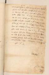 2 vues Dohna, Fabien, baron de. Lettre signée à Guillaume-Robert de La Marck, duc de Bouillon.- Wolmersheim, 10 juillet 1587