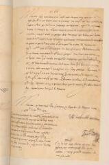 4 vues Dohna, Fabien, baron de. Lettre [de la main de Michel de La Huguerye?] à Guillaume-Robert de La Marck, duc de Bouillon.- Aulneau, 13 novembre 1587