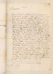 4 vues Chastenoie, G[eorges?] de. Lettre autographe signée à [Henri Ier de Lorraine, duc de Guise].- Mi[t?]au, 22 août 1587