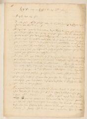 4 vues  - Minutes de 2 requêtes de P[ierre] Mussard, ministre, au Conseil.- sans lieu, [1671] (ouvre la visionneuse)