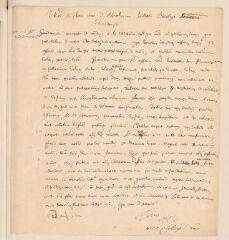 2 vues  - Tronchin, Théodore. Minute d\'une lettre à Abraham Scultetus.- [Genève], 26 août 1622 (ouvre la visionneuse)