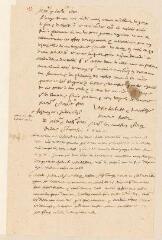2 vues  - [Michel Roset le jeune?]. Copie d\'une lettre aux ministres Prevost, [Jean] Diodati et [Théodore] Tronchin.- 1er juillet 1636 (ouvre la visionneuse)