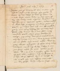 12 vues  - Copie autographe du discours de Théodore Tronchin intitulé \'Injuste fuisse caesum J. Caesarem\'.- \'calendis octobribus 1599\' [1er octobre] 1599 (ouvre la visionneuse)