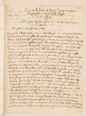 2 vues Girard, [David], ministre à Neuchâtel et doyen de la classe. Copie d'une lettre à [Johann Rudolf] Hybner, doyen à Berne.- 1er avril 1676