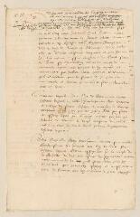 8 vues  - Minute d\'un texte adressé à Catherine de Bourbon, soeur d\'Henri IV, sur l\'histoire de l\'engagement des bagues et leur restitution.- sans lieu, [après 1602] (ouvre la visionneuse)