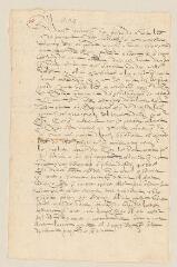 4 vues  - Willermin, Guillaume de. Lettre autographe signée à Claude-Antoine de Vienne, comte de Clervant.- Morges, 3 juillet 1587 (ouvre la visionneuse)
