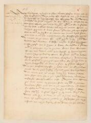 4 vues  - Copie d\'une déclaration des syndics et Conseil de Genève relative aux bagues du roi Henri IV déposées entre les mains de Théodore de Bèze.- 13 février 1591 (ouvre la visionneuse)
