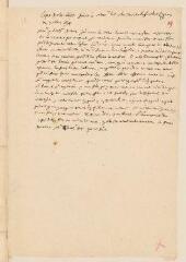 4 vues Tronchin, Théodore. Copie de sa réponse aux Anciens de l'Eglise de Lyon.- 7 mars 1654