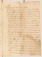 4 vues Croppet, D[avid]. Lettre autographe signée à Messieurs [Louis et Antoine] Tronchin à Lyon.- Genève, 18 novembre 1657