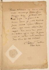 2 vues Attestation et recommandation de Théodore Tronchin en faveur de Nicolaus Lutma, Belge de Groningen.- Genève, 22 octobre 1614