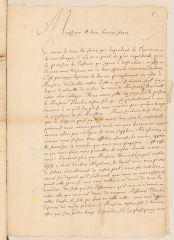 4 vues Eglise réformée de Lyon. Lettre des Anciens de l'Eglise réformée de Lyon, signée Buet, [Jacques] 