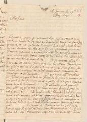 4 vues Cappel, Jacques. Lettre autographe signée à Louis Tronchin.- Saumur, 19 mai 1671