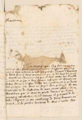 4 vues Gaussen, Etienne. Lettre autographe signée à Louis Tronchin à Genève.- Saumur, 1er février 1666