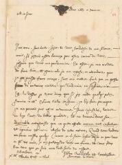 4 vues  - Le Fèvre, Tanneguy, père. Lettre autographe signée à Louis Tronchin à Genève.- Saumur, mars 1665 (ouvre la visionneuse)