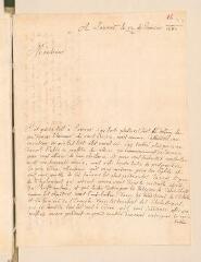 4 vues  - Le Clerc, Jean. Lettre autographe signée avec cachet à Louis Tronchin.- Saumur, \'le 12/2 de Ianvier 1681\' (ouvre la visionneuse)