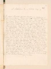 4 vues  - Le Clerc, Jean. Lettre autographe signée avec cachet à Louis Tronchin.- Amsterdam, 10 août 1689 (ouvre la visionneuse)