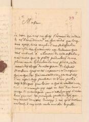 4 vues  - Bayle, Pierre. Lettre autographe signée avec cachet à Louis Tronchin.- Rotterdam, 2 avril 1685 (ouvre la visionneuse)