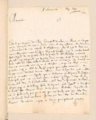 4 vues  - Sterky, Jérémie. Lettre autographe signée avec cachet à Louis Tronchin.- Berne, mai 1679 (ouvre la visionneuse)