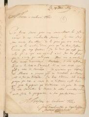 2 vues Spanheim, Frédéric. Lettre autographe signée à Louis Tronchin.- sans lieu, 14 décembre 1669