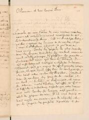 4 vues  - Sterky, Jérémie. Lettre autographe signée avec cachet à Louis Tronchin.- Lausanne, 28 mars 1699 (ouvre la visionneuse)