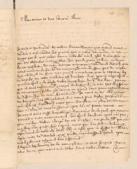 4 vues  - Sterky, Jérémie. Lettre autographe signée avec cachet à Louis Tronchin.- Lausanne, 30 mai 1700 (ouvre la visionneuse)