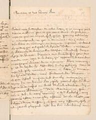 4 vues  - Sterky, Jérémie. Lettre autographe signée avec cachet à Louis Tronchin.- Lausanne, 27 février 1701 (ouvre la visionneuse)