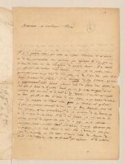 4 vues  - Spanheim, Frédéric. Lettre autographe signée avec cachet à Louis Tronchin.- Leyde, 5/15 mai 1698 (ouvre la visionneuse)