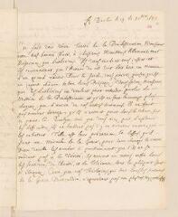 4 vues  - Gaultier, François de, sieur de Blancard. Lettre autographe signée avec cachet à Louis Tronchin.- Berlin, 19 novembre 1687 (ouvre la visionneuse)