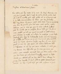 4 vues  - Wyss, David. Lettre autographe signée avec cachet à Louis Tronchin.- sans lieu, 2 mai 1674 (ouvre la visionneuse)