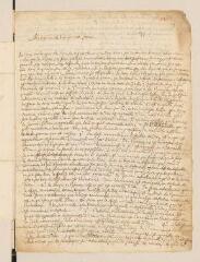 4 vues  - Tronchin, Louis. Lettre autographe signée sans adresse.- Genève, 8 septembre 1674 (ouvre la visionneuse)