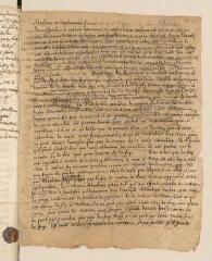 4 vues  - Wyss, David. Lettre autographe signée avec cachet à Louis Tronchin.- sans lieu, 11 septembre 1675 (ouvre la visionneuse)