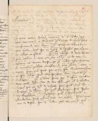 4 vues  - Montmollin, G[eorges?] de. Lettre signée à Louis Tronchin.- Neuchâtel, 23 avril 1689 (ouvre la visionneuse)