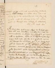 4 vues  - Montmollin, J[ean] de, trésorier. Lettre signée à Louis Tronchin.- Neuchâtel, 24 avril 1689 (ouvre la visionneuse)