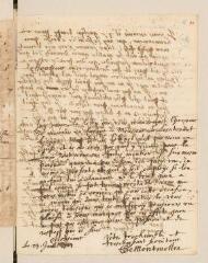 4 vues  - Montmollin, G[eorges?] de. Lettre signée à Louis Tronchin.- sans lieu, 23 juillet 1701 (ouvre la visionneuse)