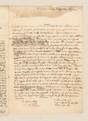 4 vues  - Tronchin, Louis. Minute d\'une lettre à Gilbert Burnet.- 14 mai 1689 (ouvre la visionneuse)