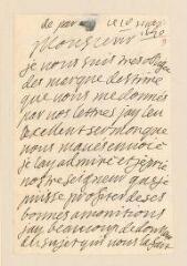 4 vues  - Rohan-Chabot, Marguerite de. Lettre autographe signée à Louis Tronchin.- Paris, 10 mai 1670 (ouvre la visionneuse)