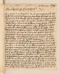 4 vues  - Drelincourt, Charles. Lettre autographe signée avec cachet à Louis Tronchin.- Paris, 2 novembre 1666 (ouvre la visionneuse)