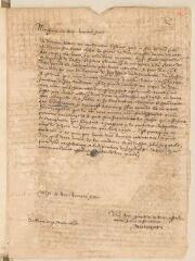 4 vues  - Mestrezat, Jean. Lettre autographe signée à Louis Tronchin.- Paris, 9 mars 1657 (ouvre la visionneuse)