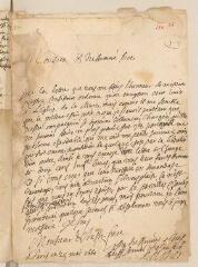 4 vues  - Gaches, [Raymond]. Lettre autographe signée avec cachet à Louis Tronchin à Lyon.- 25 mai 1660 (ouvre la visionneuse)