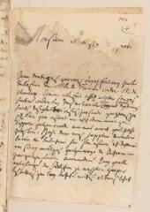 4 vues  - Allix, Pierre. Lettre autographe signée avec cachet à Louis Tronchin.- Paris, 28 mars 1679 (ouvre la visionneuse)