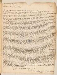2 vues Daillé, Jean. Lettre autographe signée avec cachet à Louis Tronchin.- Paris, 13 mars 1663
